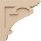 Ekena Millwork 4"W x 16"D x 16"H Thin Mayflower Rough Cedar Woodgrain TimberThane Corbel, Primed Tan CORUR04X16X16MAYRCPR - alternate 5